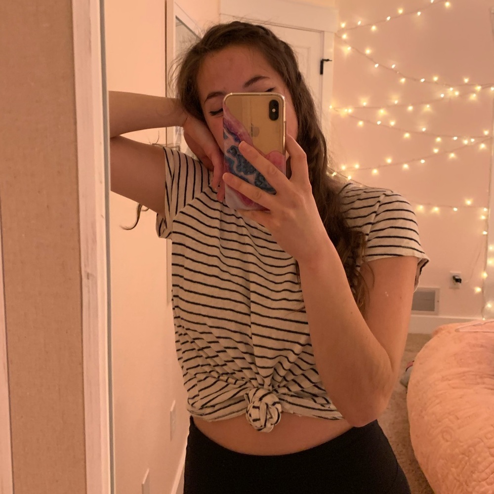☆ abercrombie striped t-shirt ☆